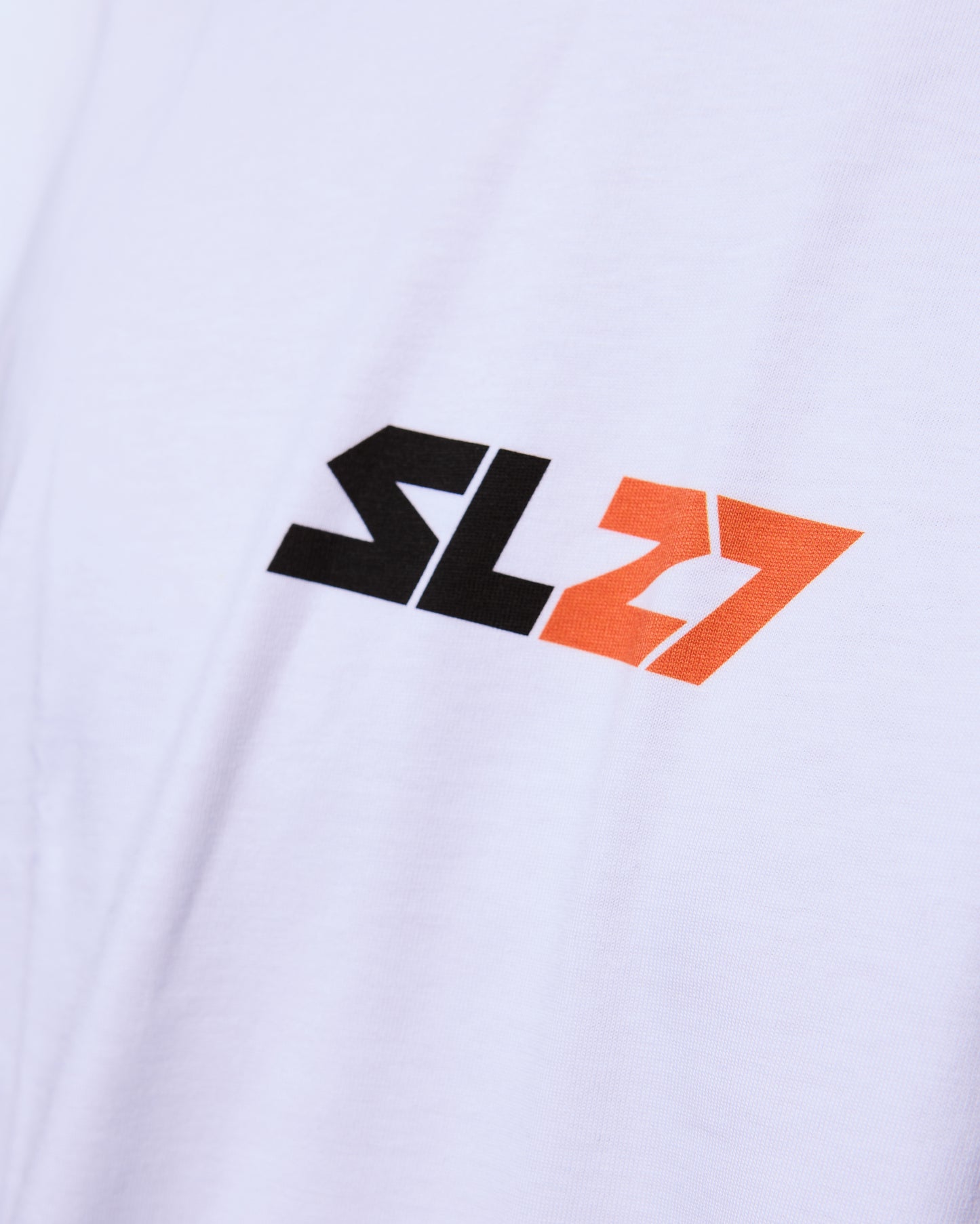 SL27-Cartoon-T-Shirt weiß Druck vorne
