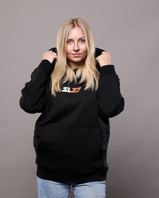 SL27-Cartoon-Hoodie schwarz vorne